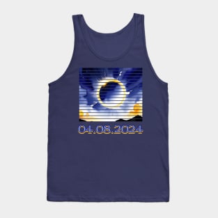 Pennsylvania State Erie PA USA Totality April 8, 2024 Total Solar Eclipse Tank Top